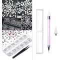 Miniatyrbilde 3 av 7: 1440 strass, cristal AB strass nail art gemmes strass - Perfet