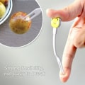 Miniatyrbilde 6 av 9: 8 stk/ sett e Dyrefruktgaffel Barn Snack Dessertdekorasjonsgaffel - Perfet White