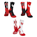 Miniatyrbillede 1 af 5: Basketballstrømper, 3-pak polstrede sportsstrømper Crew Socks til mænd og kvinder - Perfekt style3723