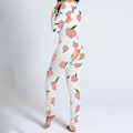 Miniatyrbillede 1 af 4: Bedstsælgende dame-onesie pyjamas med åben ryg for praktisk-Perfekt Apple M