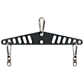 Miniatyrbillede 2 af 5: LAT Pull Down T-stang Spreader Bar Pulldown Maskine Håndtag Dobbelt til Enkelt D-Håndtag Kabelrække Tilbehør til Hjem Tilbehør - Perfekt