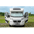 Miniatyrbild 1 av 5: Bil Invändig Termisk Persienn Vindruta Solskydd Överdrag Persienn Kit Bil Lyftfönster Solskydd -Fiat Ducato 2006-2022-Perfekt