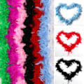 Miniatyrbild 2 av 5: 2M Fjäderboa Strip Fluffig Hantverk Kostym Hönsfest Klänning Bröllop Fancy Party-Perfet Green