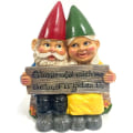 Miniatyrbillede 4 af 5: Have Elf Statue Par Fairy Dværg Resin Håndmalet Have - Perfet