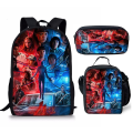 Miniatyrbillede 1 af 2: Stranger Things4 Student Skoletaske Børne Unisex Rygsæk Madpakke - Perfet 8 pen bag