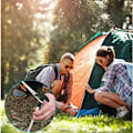 Miniatyrbillede 4 af 6: 12 stk teltpløkker jernpløkke telt jordpløkke campingskrue - Perfet
