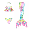 Miniatyrbild 1 av 2: Fishtail baddräkt för barns strandbikini sjöjungfru baddräkt 6-7 år gammal- Perfet 6-7 years old 120#