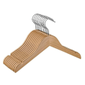Miniatyrbilde 4 av 5: Barnekleshengere i tre (10-pakning) Elegante og slitesterke kleshengere i tre - 12- Perfekt