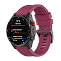 Miniatyrbild 3 av 5: Silikonarmband 26mm för Garmin Fenix 7x/6x/5x Klocka Rem Loop Armband - Perfekt Wine red