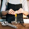 Miniatyrbilde 5 av 5: Langt håndtak 304 rustfritt eggefilter, separasjonsfilter - Perfet
