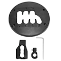Miniatyrbillede 5 af 5: Formdæmpning 6-trins Short Throw Shifter Midterplade Real Feel Gear Opgraderingstilbehør til Thrustmaster TH8A-Perfekt