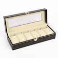Miniatyrbild 1 av 6: Lyxig Watch Box / Watch Box / Urbox för 6 klockor- Perfet