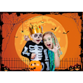 Pikkukuva 5 / 6: Oranssi Halloween-ilta valokuvatausta - Pumpkin Spider - Perfet
