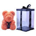 Pikkukuva 1 / 5: Keinotekoiset kukat Ruusu Karhu, ruusu Teddy Karhu, Kukka Karhunpentu, Ikuinen Ruusu Ikuinen Kukka Ikkunanäyttöön, Hääpäivä Joulu Ystävänpäivä G orange