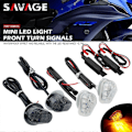 Miniatyrbillede 3 af 5: LED Blinklysindikator Kompatibel med YAMAHA YZF R7 2021 2022 YZFR7 YZF-R7 Motorcykeltilbehør Mini Blinkende Lampe Sidelamper - Perfet Clear