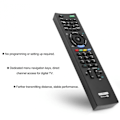 Miniatyrbilde 5 av 6: Universal fjernkontroll RM-ED044 for Sony TV - Perfet black one size