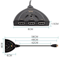 Pikkukuva 3 / 9: HDMI Switch 4K, VILCOME 3 Port HDMI Switcher 3x1 HDMI Splitter - Perfet