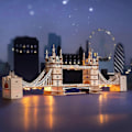 Miniatyrbillede 3 af 5: Rolife DIY 3D Tower Bridge Big Ben Berømt Bygnings Træpuslespil Legetøj Nem Montering Gave Velegnet til Børn Teenagere Voksne Arc de Triomphe
