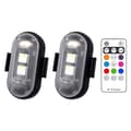 Färger LED Stroboskopljus Flygplansljus 2ST 2ST-WELLNGS size:2Pcs