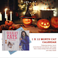 Miniatyrbild 4 av 5: 12 Månaders Kattkalender 2025 Rädd Katt Väggkalender för Planering, Organisering och Daglig Sch-Perfet