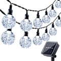 Miniatyrbillede 1 af 6: Solar String Lights Outdoor, 30ft 50 LED Globe String Lights, Vandtæt 8 Modes Solar Patio Lights til have, græsplæne, havepavillon, - Perfet