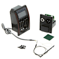 Miniatyrbilde 1 av 5: Profesjonell 5-bånds EQ gitar- og bassforforsterker med LCD-tuner og piezo-pickup for forbedret lydkvalitet Only LC-5 RED