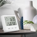 Miniatyrbild 3 av 5: Digital Inomhus Hygrometer Termometer med Tidvisning - Perfekt