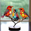 Miniatyrbild 9 av 10: Färgglada fåglar prydnad Fågelfigur 5 5- Perfet 5