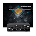 Miniatyrbild 4 av 5: 48V USB Dual Hybrid Utgångs Fantomströmförsörjning för Kondensatormikrofon Musikinspelningsutrustning - Perfet