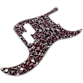 Miniatyrbillede 2 af 2: 3 Lag Standard Pb P Bas Pickguard Ridseplade 13 Huller Pickguard Bas Dele Udskiftning (beige)-Perfekt Brown