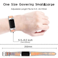 Miniatyrbilde 3 av 5: Premium ekte lær justerbar klokkearmbånd for Fitbit Charge 6/5 - Perfekt Pink gold Fitbit Charge 6