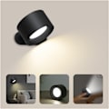 Miniatyrbilde 1 av 6: LED vegglampe inni, berøringskontroll 3 lysstyrke - Perfet