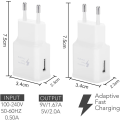 Miniatyrbillede 4 af 6: 4-Pack 5V-2A USB Power Charger Socket Adapter Universal Hurtigoplader til iPhone 12/11/X 8/7/6, Samsung Galaxy S22 S21 S20 S10 S5 S6 S7 S8 S9/Edge/Plu