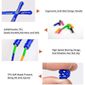 Miniatyrbillede 2 af 4: Dobbelt Dutch Hoppetov 16 fod 2-pak lang hoppetov børn voksen hoppetov bløde perler multi-person hoppetov - Perfekt