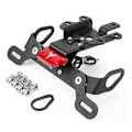 Miniatyrbillede 1 af 5: Gælder for MT07 nummerpladeholder kompatibel med YAMAHA MT-07 FZ-07 2014-2024 YZF R7 2021 Motorcykel Hale Tidy Bagskærm Eliminator-Perfet Red