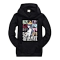 Miniatyrbild 1 av 2: Barn & Tonåringar Pojkar Flickor Taylor Swift Tryckt Långärmad Sweatshirt Huvtröja Huvtröja Toppar - Perfekt Black 11-12 Years