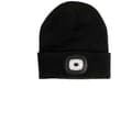LED-lue Herrehatt med USB-oppladbart batteri - Perfekt Black