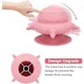 Miniatyrbild 3 av 5: Valpmatningsmjölkskål för ammande valpar, 4-nippelflaska för flera valpar, 240 ml hundbubbelmatare - Perfekt Pink