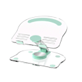 Miniatyrbild 1 av 5: Laptopställ med 360 graders roterande bas, stark bärighet, universellt ergonomiskt datorställ, Laptopställ - Perfekt Green