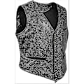 Miniatyrbillede 4 af 5: Mænds Solid Velvet Kunstlæder Vest - Perfet black L