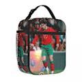 Miniatyrbilde 1 av 5: Cristiano Ronaldo Cr7 Isolerende Lunsjpose Kjølepose Lunsjboks Isolerende Lunsjboks Lunsjpose for Kvinner Barn Skole - Perfekt 11