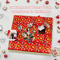 Pikkukuva 5 / 6: Joulun adventtikalenteri palapeli 1008 kpl, 24 päivän adventtikalenteri 2023 Joulupalapeli, joululahja lapsille A