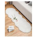 Miniatyrbild 2 av 5: Ultramjuk fluffig matta i fuskfårskinn - Perfekt White 60*90cm