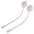 Pikkukuva 2 / 3: 2 kpl Rj11 - Rj45 -sovitin Puhelin Ethernet-sovittimeen Puhelin Ethernet-kaapeliin - Perfet