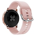 Pikkukuva 1 / 5: 20mm neliösolkinen silikoninen älykellon ranneke, yhteensopiva GarminMove Luxe/Move Style/Move 3 -Perfet -kellojen kanssa Pink Style E Garmin Vivoactive 3