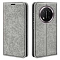 Pikkukuva 1 / 5: Honor Magic7 Lite 5G / X9c 5G Kotelo, ihonmyötäinen nahkalompakko puhelinkotelo - Täydellinen Grey