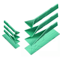 Miniatyrbild 1 av 5: Polygons Platta 3-i-1 Mätmått - 2 Skedar med 6 Olika Storlekar - Perfekt green S*L