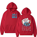 Miniatyrbilde 1 av 5: Juice Wrld Rapper Hetter - Street Fashion Gensere for Menn og Kvinner - Populære Hip Hop Gensere - Oversized Vintergensere med Lange Ermer - Perfekt 7 XXXL
