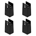Miniatyrbillede 1 af 5: 4x Sengestel Løft 5/10cm Heavy Duty Justerbar Bordløft Benforlænger - Perfekt Black 5cm