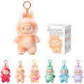 Miniatyrbilde 2 av 9: Pop Mart Raboo Monsters – Spennende Macaron Plysj Nøkkelring Serie (1 Blind Box, 3.0)- Perfekt Three generations joy